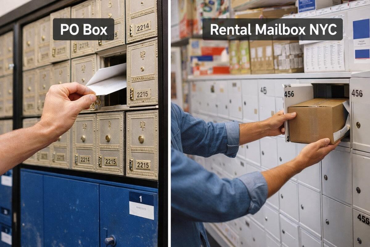 PO Box NYC vs Rental Mailbox NYC: Which Is Better for Packages?